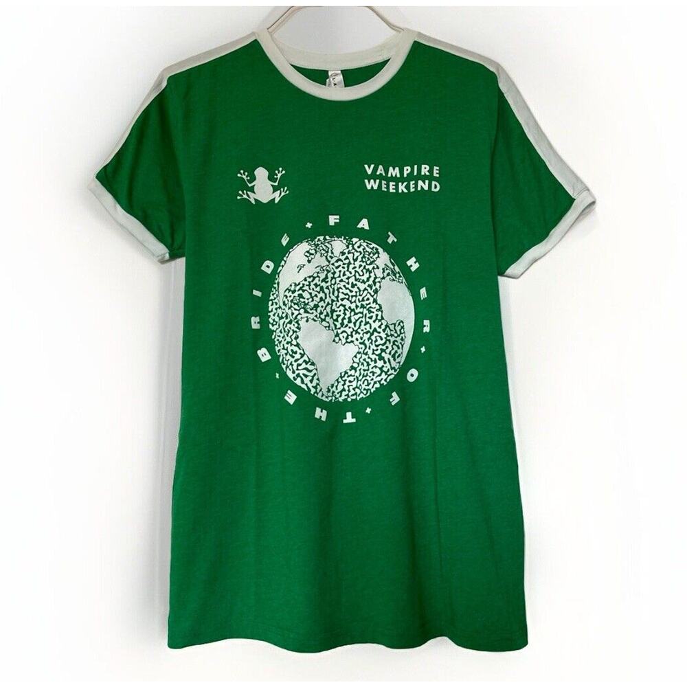 Vampire Weekend Father of the Bride Ringer T-Shirt Adult L Soccer Jersey Style